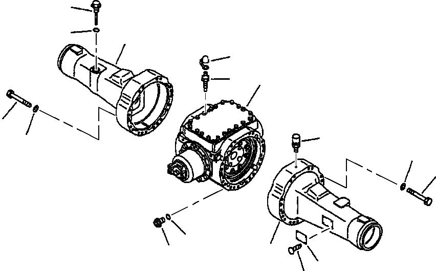 Схема запчастей Komatsu WA320-3L - FIG. F-A МОСТ ASSEMBLY - ЗАДН. ЧАСТЬ ASSEMBLY СИЛОВАЯ ПЕРЕДАЧА И КОНЕЧНАЯ ПЕРЕДАЧА