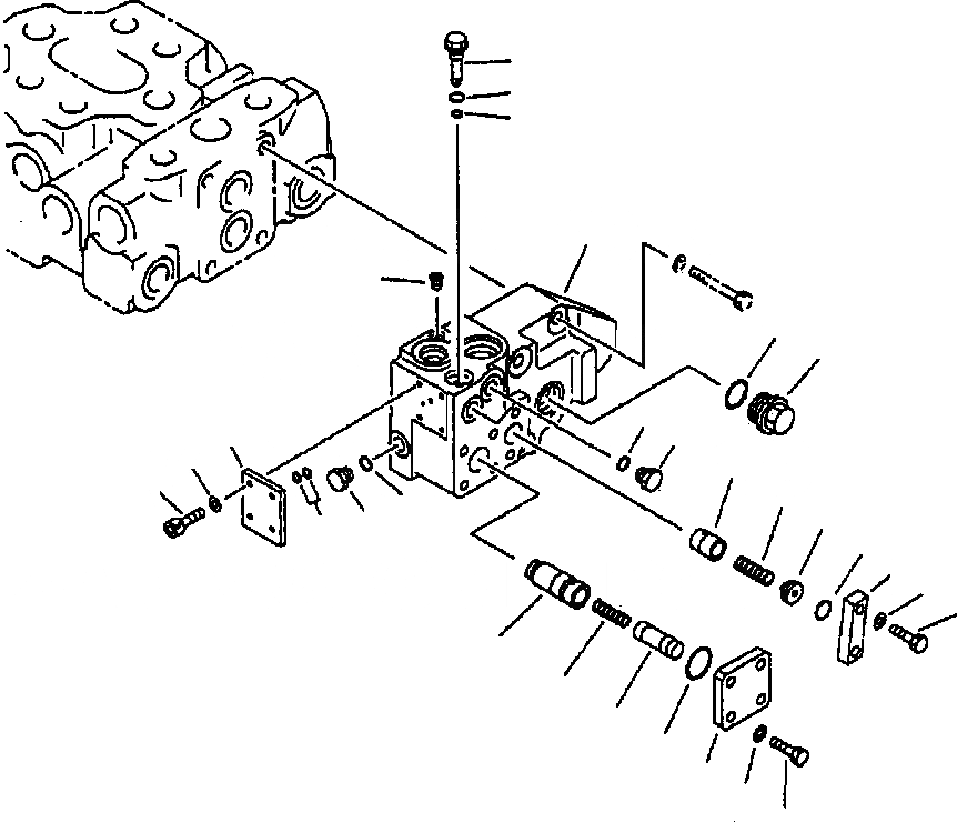 Схема запчастей Komatsu WA320-3L - FIG. H-A ОБОРУД-Е УПРАВЛЯЮЩ. КЛАПАН - SUB КЛАПАН ASSEMBLY ГИДРАВЛИКА