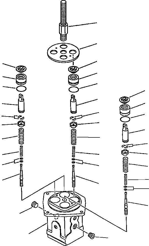 Схема запчастей Komatsu WA320-3L - FIG. H-A P.P.C. КЛАПАН - ДЛЯ MACHINES EQUIPPED С 2-Х СЕКЦИОНН. УПРАВЛЯЮЩ. КЛАПАН ГИДРАВЛИКА