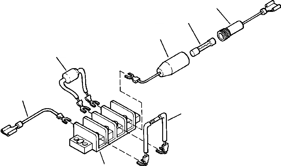 Схема запчастей Komatsu WA320-3L - FIG. K7-A КОНДИЦ. ВОЗДУХА / ОБОГРЕВАТЕЛЬ. - RESISTOR, DIODE, И ПРЕДОХРАНИТЕЛЬ ASSEMBLY КАБИНА ОПЕРАТОРА И СИСТЕМА УПРАВЛЕНИЯ