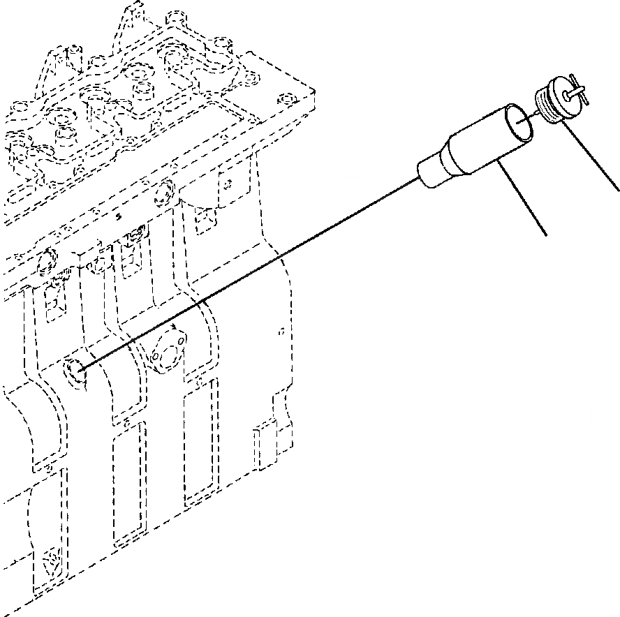 Схема запчастей Komatsu WA320-3MC - МАСЛ. FILL LOCATION ДВИГАТЕЛЬ - SADE-