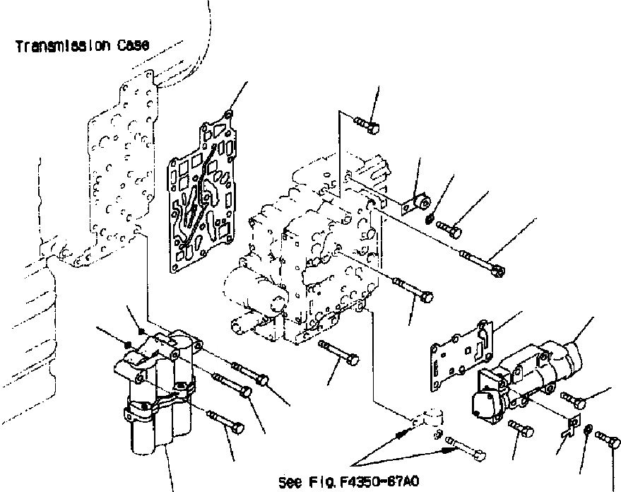 Схема запчастей Komatsu WA320-3MC - FIG NO. F-A КЛАПАН УПРАВЛЕНИЯ ТРАНСМИССИЕЙ КРЕПЛЕНИЕ СИЛОВАЯ ПЕРЕДАЧА И КОНЕЧНАЯ ПЕРЕДАЧА