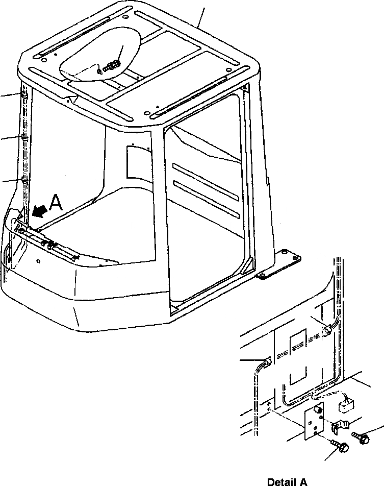 Схема запчастей Komatsu WA320-3MC - FIG NO. K-A КАБИНА ЭЛЕКТР. ЭЛЕМЕНТЫ КРЕПЛЕНИЯ КАБИНА ОПЕРАТОРА И СИСТЕМА УПРАВЛЕНИЯ