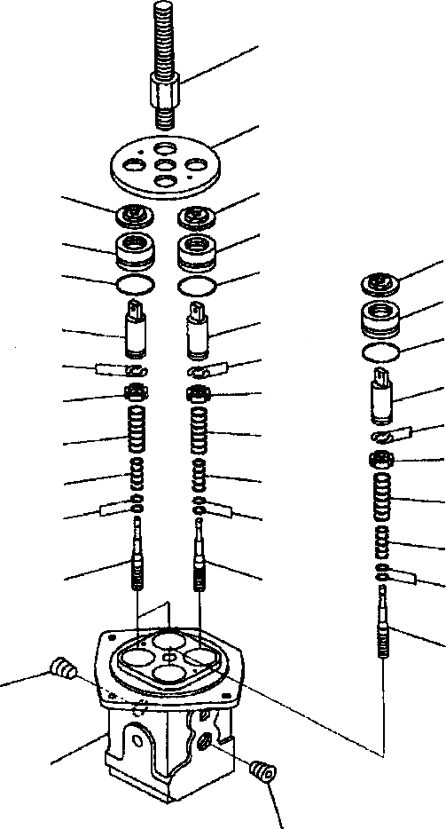 Схема запчастей Komatsu WA320-3MC - FIG NO. Y7-A P.P.C. КЛАПАН РЕМ. КОМПЛЕКТЫ