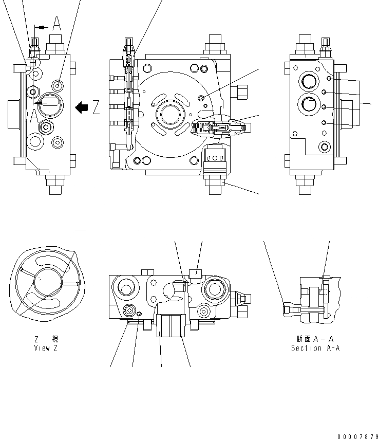 Схема запчастей Komatsu WA320PT-5L - HST НАСОС (/) ГИДРАВЛИКА