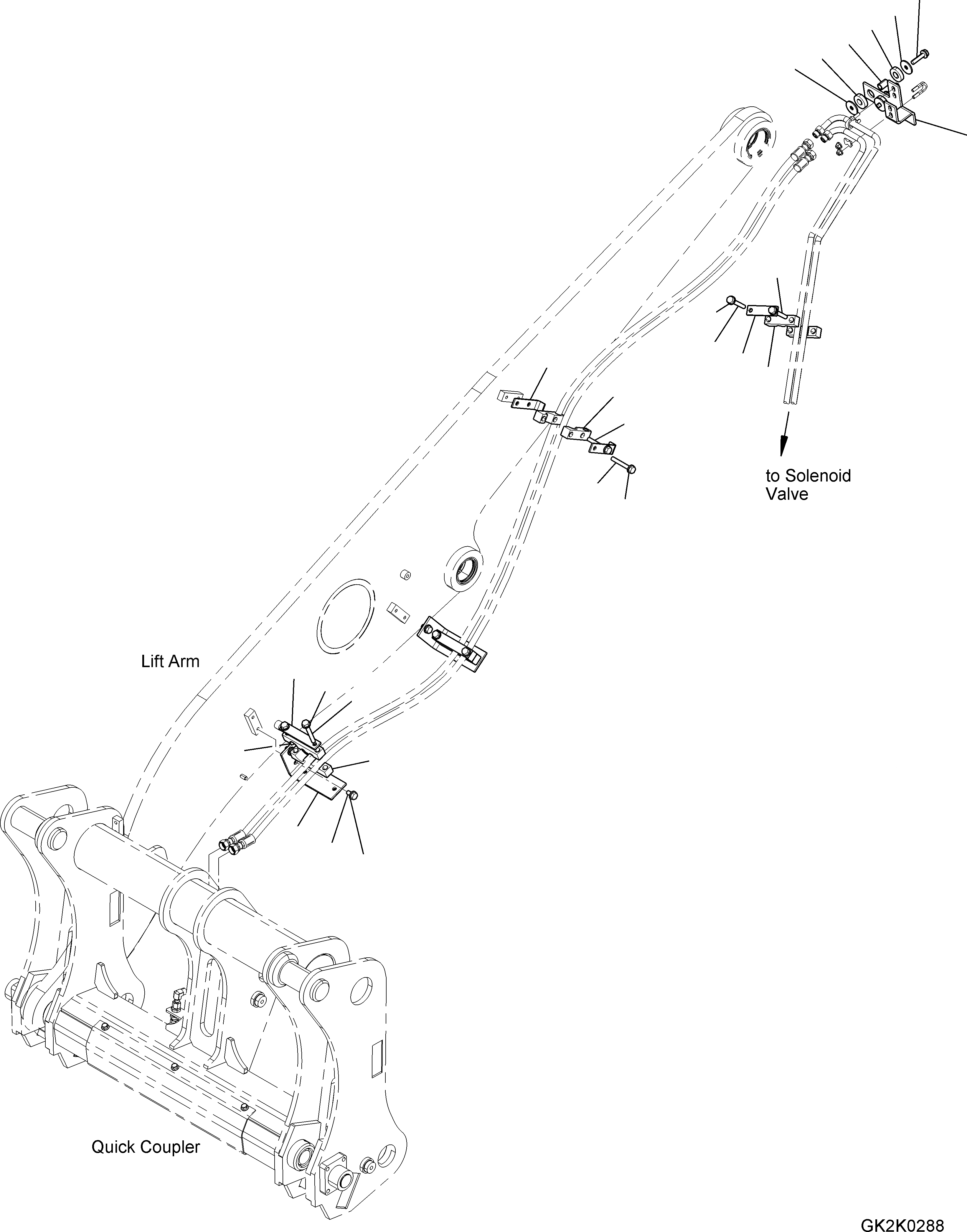 Схема запчастей Komatsu WA320-6 - ГИДРОЛИНИЯ, ДЛЯ ВЫС.LIFT СТРЕЛА, СЕКЦ., С.БЫСТРОСЪЕМН. МЕХ-М, КОРПУС И КРЕПЛЕНИЕ ГИДРОЛИНИЯ, ДЛЯ ВЫС.LIFT СТРЕЛА, СЕКЦ., С.БЫСТРОСЪЕМН. МЕХ-М