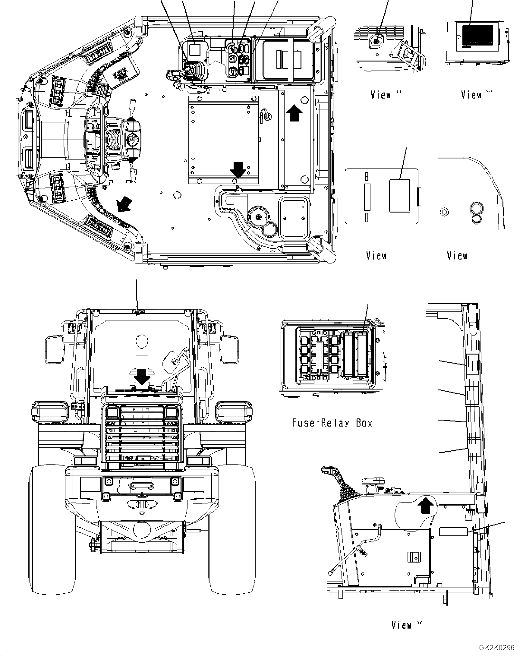 Схема запчастей Komatsu WA320-6 - MARKS И ТАБЛИЧКИS, ПОЛ ТАБЛИЧКИ MARKS И ТАБЛИЧКИS