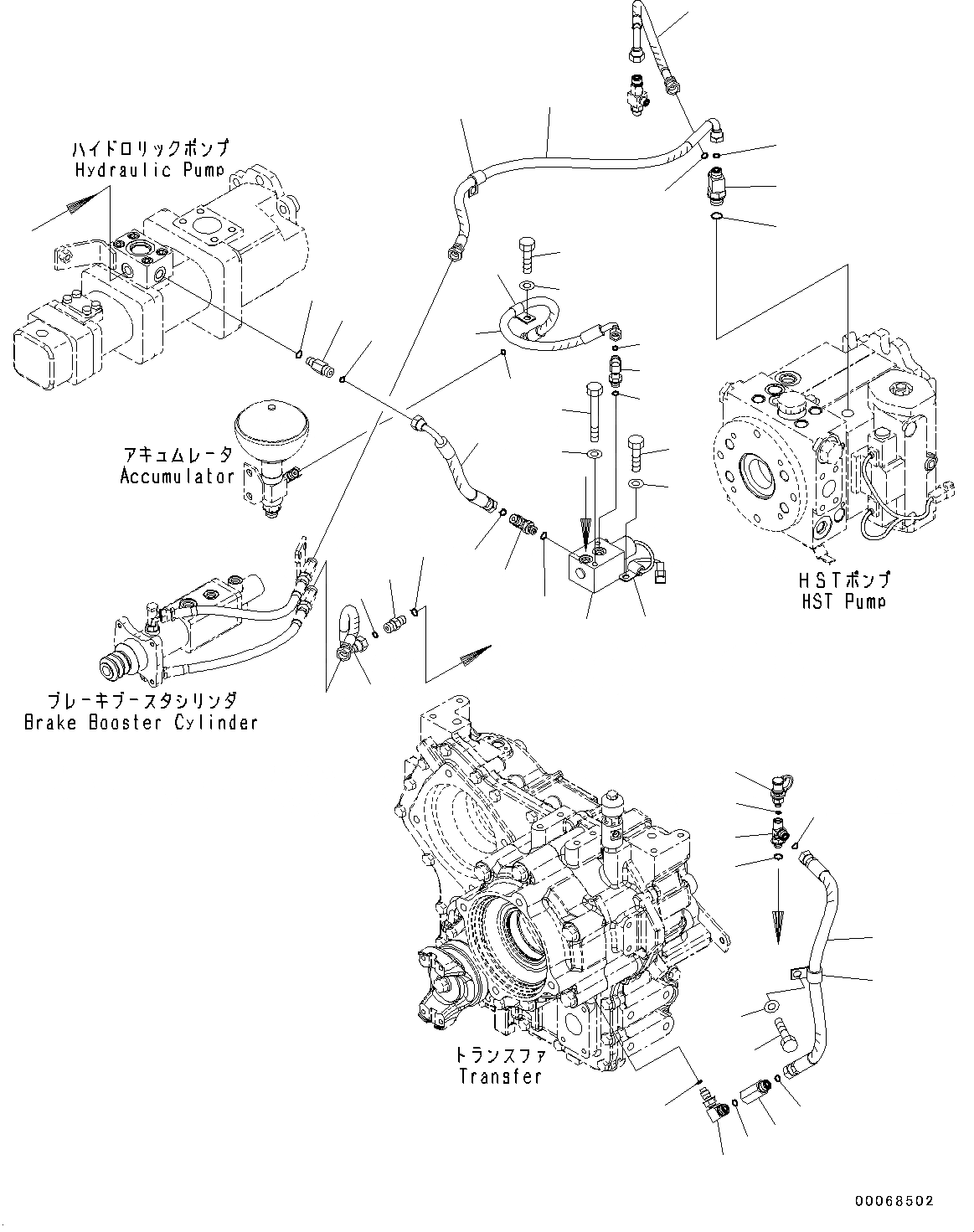 Схема запчастей Komatsu WA320-6 Highlift - INCHING УПРАВЛ-Е INCHING УПРАВЛ-Е