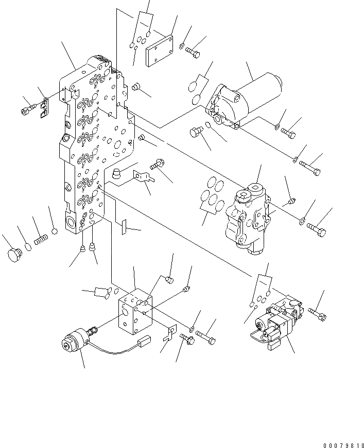 Схема запчастей Komatsu WA380-5L - ТРАНСМИССИЯ (ОСНОВН. КЛАПАН) СИЛОВАЯ ПЕРЕДАЧА И КОНЕЧНАЯ ПЕРЕДАЧА
