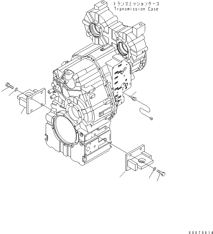 Схема запчастей Komatsu WA380-5L - ТРАНСМИССИЯ (КРЕПЛЕНИЕ) СИЛОВАЯ ПЕРЕДАЧА И КОНЕЧНАЯ ПЕРЕДАЧА