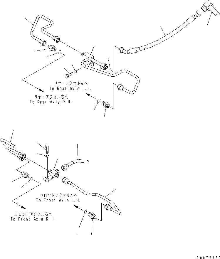 Схема запчастей Komatsu WA380-5L - ТОРМОЗНАЯ ГИДРОЛИНИЯ КАБИНА ОПЕРАТОРА И СИСТЕМА УПРАВЛЕНИЯ