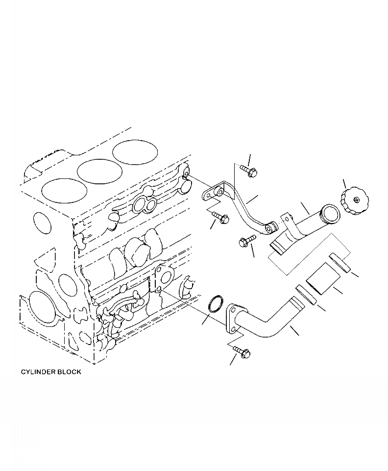 Схема запчастей Komatsu WA380-6 - A9-AA ДВИГАТЕЛЬ МАСЛ. FILL PORT ДВИГАТЕЛЬ