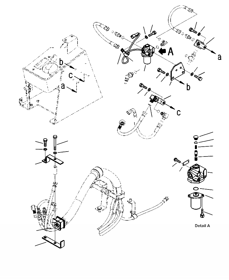 Схема запчастей Komatsu WA380-6 - K-7A УПРАВЛЕНИЕ ПОГРУЗКОЙ PPC ШЛАНГИ (MULTI-FUNCTION РЫЧАГ) (/) OPERATORXD S ОБСТАНОВКА И СИСТЕМА УПРАВЛЕНИЯ