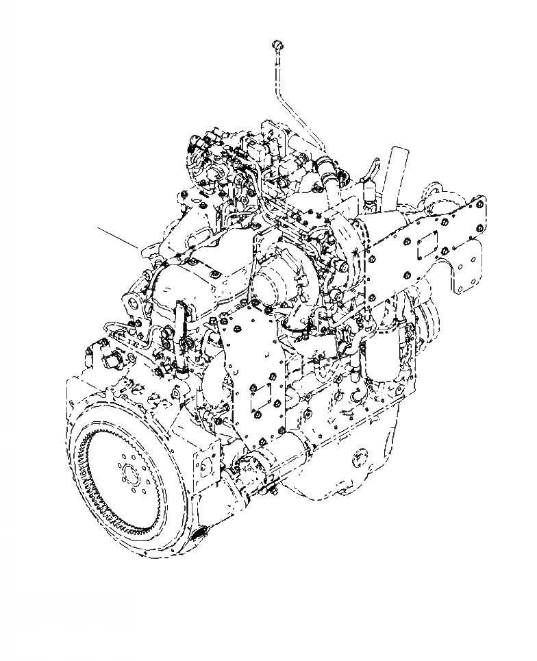 Схема запчастей Komatsu WA380-7 - A9-AA ДВИГАТЕЛЬ ASSEMBLY ДВИГАТЕЛЬ