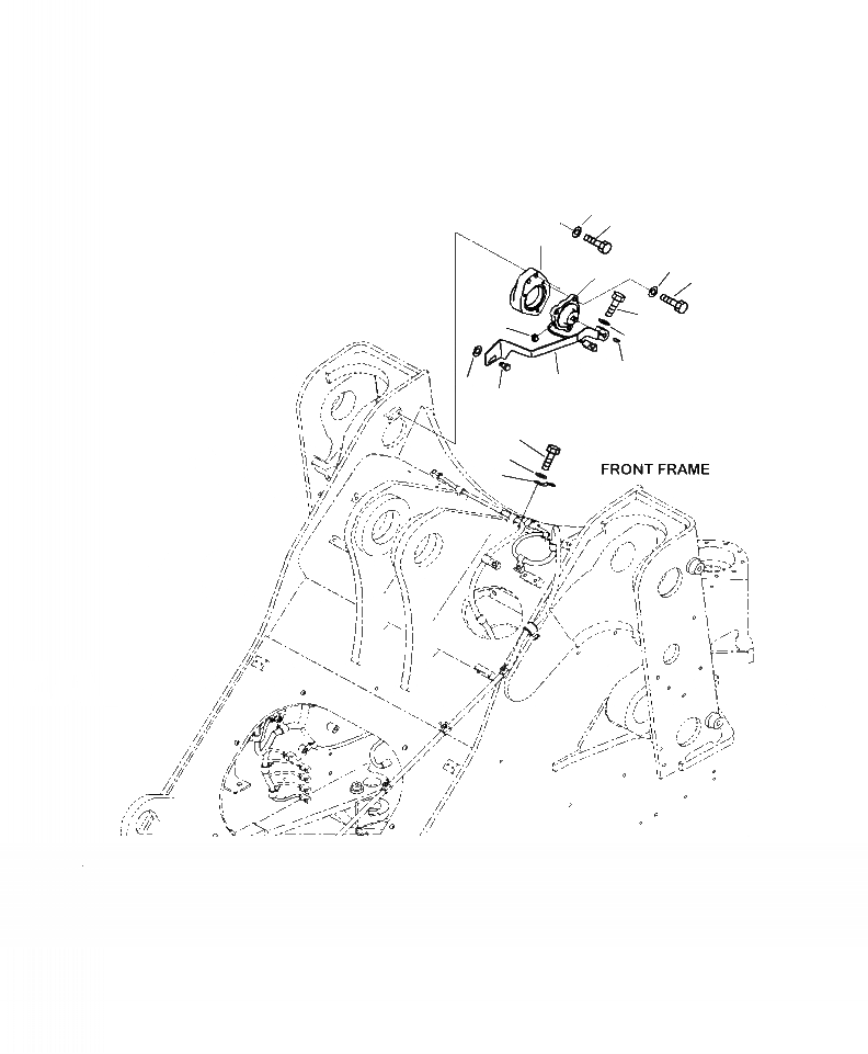 Схема запчастей Komatsu WA380-7 - E-A ОСНОВН. ПРОВОДКА POTENTIOMETER ЭЛЕКТРИКА