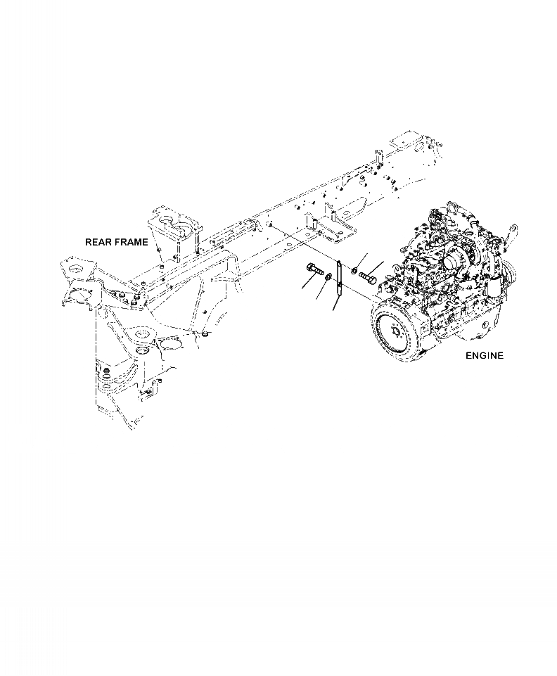 Схема запчастей Komatsu WA380-7 - E-A ЗАДН. ПРОВОДКА GROUND КАБЕЛЬ ЭЛЕКТРИКА