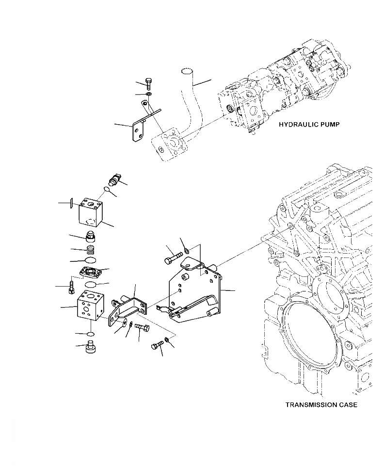 Схема запчастей Komatsu WA380-7 - F-A ГИДРОТРАНСФОРМАТОР И ТРАНСМИССИЯ КРЕПЛЕНИЕ ГИДР. НАСОСА - БЕЗ ЭКСТРЕНН. РУЛЕВ. УПРАВЛЕНИЕ СИЛОВАЯ ПЕРЕДАЧА И КОНЕЧНАЯ ПЕРЕДАЧА