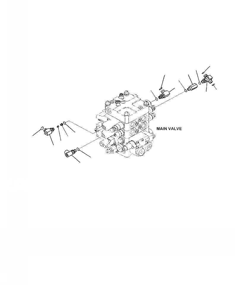 Схема запчастей Komatsu WA380-7 - H-A ОСНОВН. УПРАВЛЯЮЩ. КЛАПАН PPC ТРУБЫ СОЕДИН-ЕS (2-Х СЕКЦИОНН. КЛАПАН) (/) ГИДРАВЛИКА