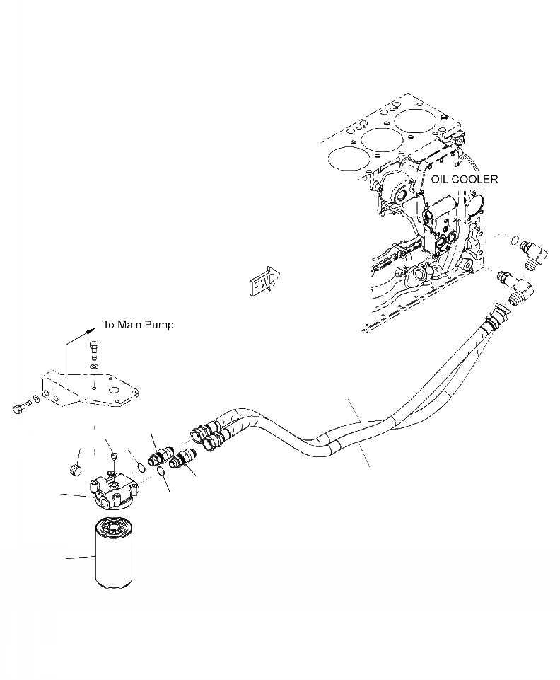 Схема запчастей Komatsu WA380-6 - A9-AA МАСЛ. ФИЛЬТР ДВИГАТЕЛЬ