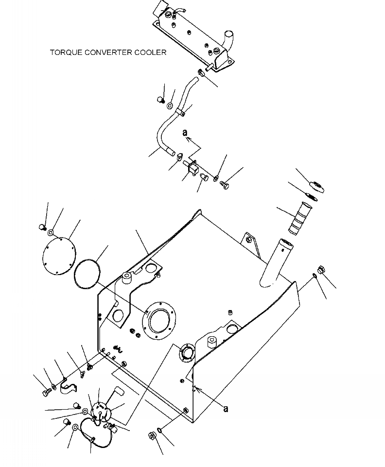 Схема запчастей Komatsu WA380-6 - D-A ТОПЛИВН. БАК. ТОПЛИВН. БАК. AND КОМПОНЕНТЫ