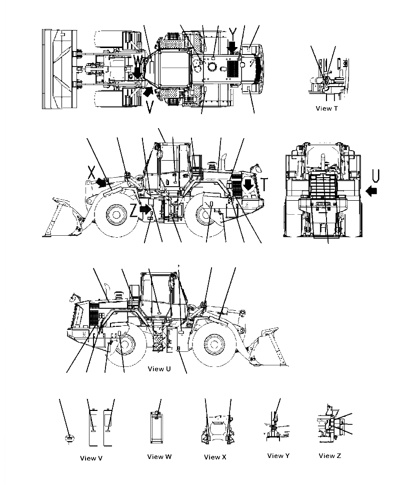 Схема запчастей Komatsu WA380-6 - U-A ТАБЛИЧКИS И ПЛАСТИНЫ ФРАНЦИЯ (/) МАРКИРОВКА