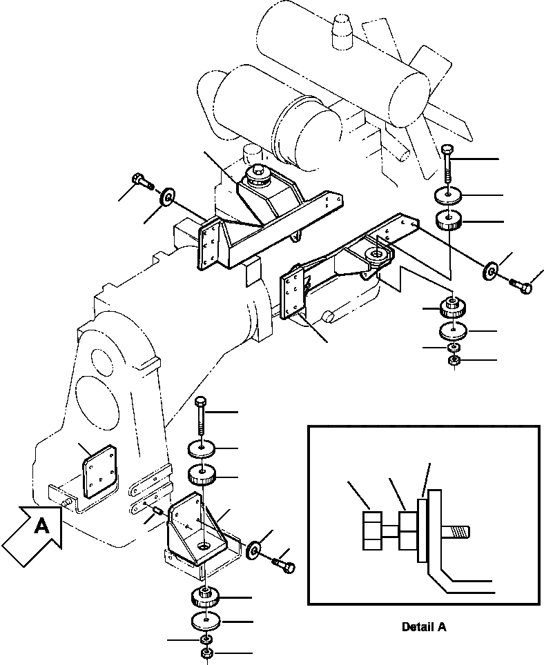 Схема запчастей Komatsu WA380-1LC - FIG NO. ДВИГАТЕЛЬ И КРЕПЛЕНИЕ ТРАНСМИССИИ КОМПОНЕНТЫ ДВИГАТЕЛЯ & ЭЛЕКТРИКА