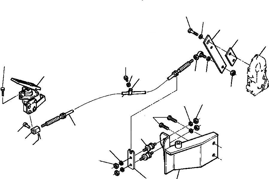 Схема запчастей Komatsu WA380-1LC - FIG NO. ПЕДАЛЬ АКСЕЛЕРАТОРАМЕХАНИЗМ КОМПОНЕНТЫ ДВИГАТЕЛЯ & ЭЛЕКТРИКА
