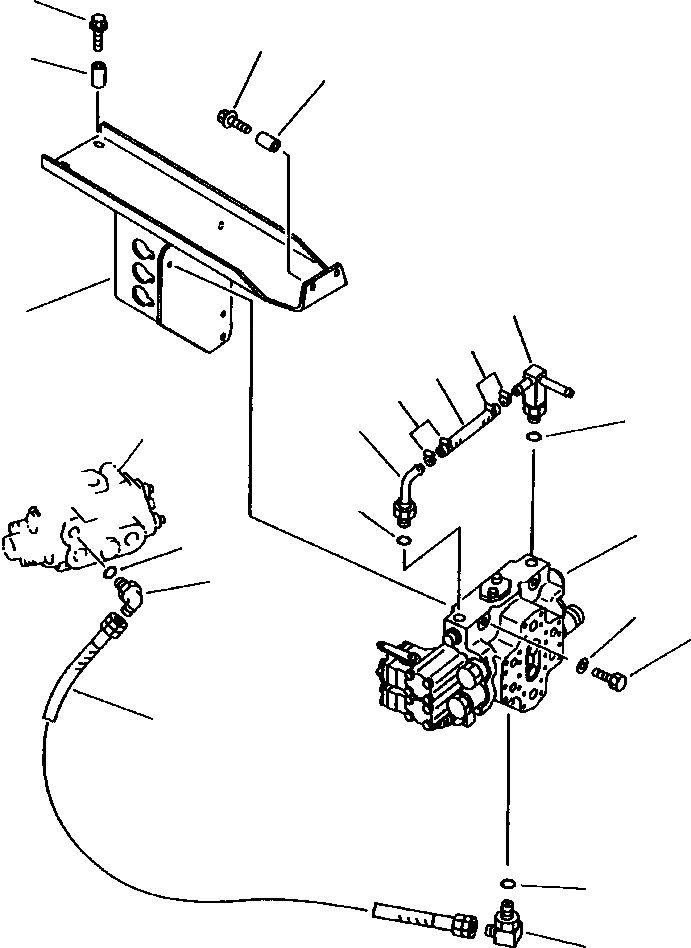 Схема запчастей Komatsu WA380-1LC - FIG NO. ГИДРОЛИНИЯ ОБОРУД-Е КЛАПАН И КРЕПЛЕНИЕ УПРАВЛ-Е РАБОЧИМ ОБОРУДОВАНИЕМ