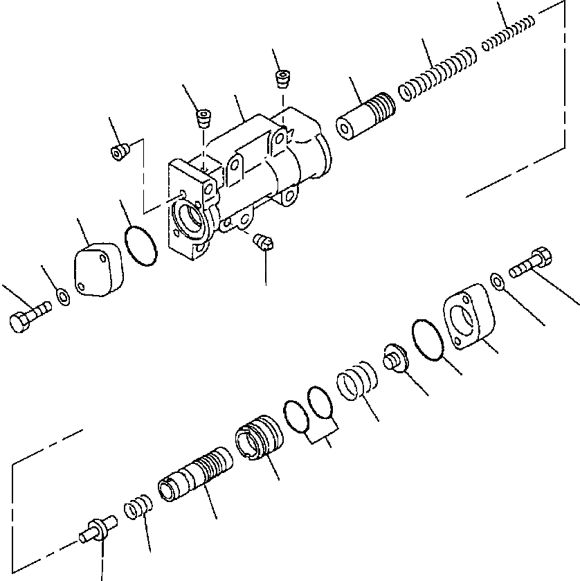 Схема запчастей Komatsu WA380-3L - ТРАНСМИССИЯ MODULATE КЛАПАН -