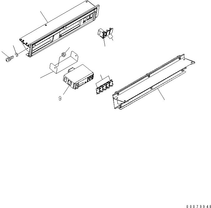 Схема запчастей Komatsu WA400-5L - КАБИНА ROPS (РАДИО ИЛИ COVER)(№A-A8) КАБИНА ОПЕРАТОРА И СИСТЕМА УПРАВЛЕНИЯ