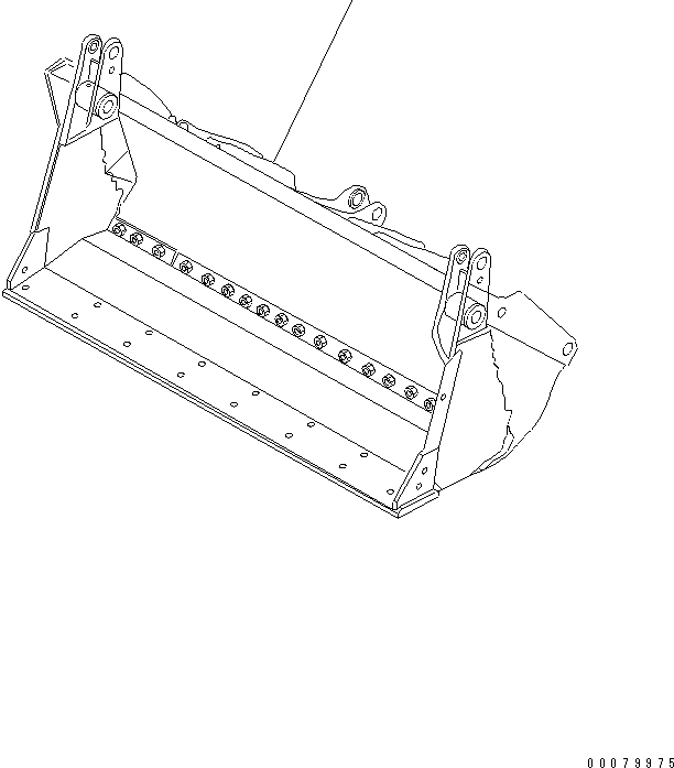 Схема запчастей Komatsu WA400-5L - КОВШ (. CU. YD.) (JRB МНОГОЦЕЛЕВ.) РАБОЧЕЕ ОБОРУДОВАНИЕ