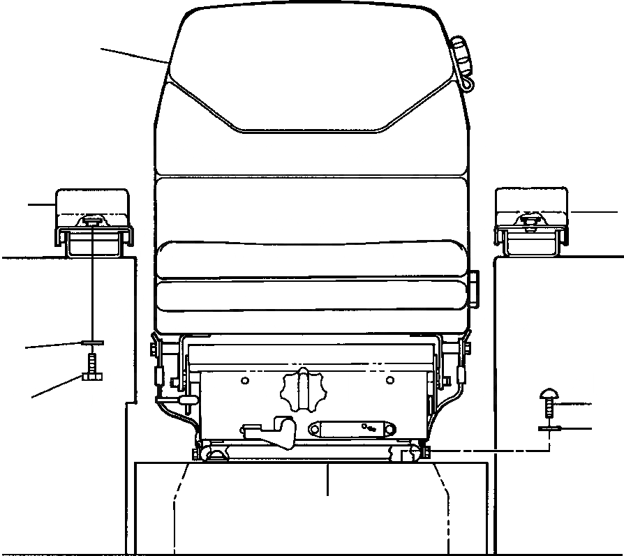 Схема запчастей Komatsu WA420-1LC - FIG NO. A СИДЕНЬЕ ОПЕРАТОРА SEARS BRAND - КРЕПЛЕНИЕ РАМА, ЧАСТИ КОРПУСА & SUPERSTRUCTURE