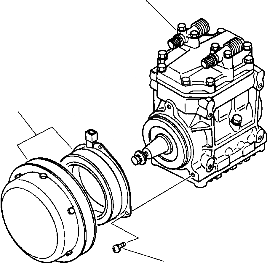 Схема запчастей Komatsu WA420-1LC - FIG NO. 7 КОНДИЦ. ВОЗДУХА КОМПРЕССОР И МУФТА РАМА, ЧАСТИ КОРПУСА & SUPERSTRUCTURE