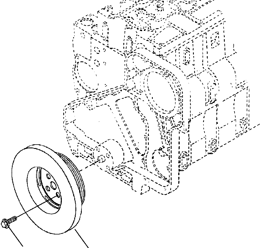 Схема запчастей Komatsu WA420-3L - FIG. A-AA ДЕМПФЕР ДВИГАТЕЛЬ