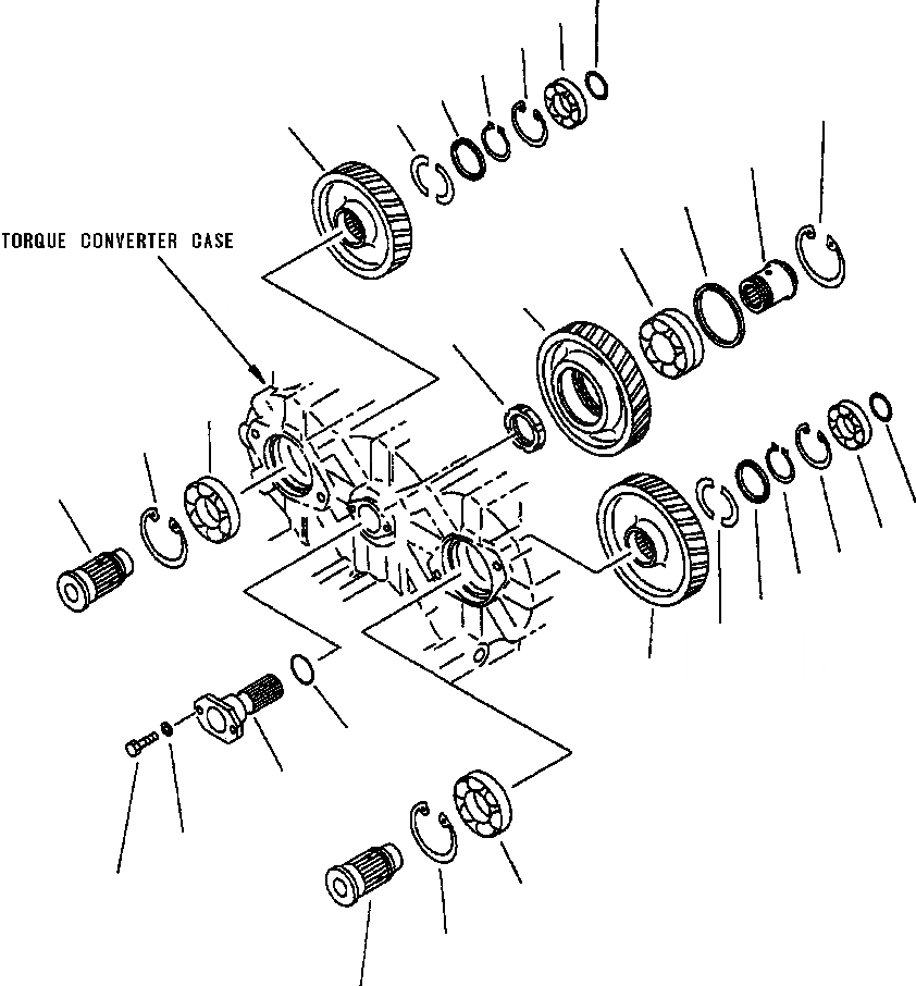 Схема запчастей Komatsu WA420-3L - FIG. F-7A ТРАНСМИССИЯ - POWER TAKE-OFF СИЛОВАЯ ПЕРЕДАЧА И КОНЕЧНАЯ ПЕРЕДАЧА