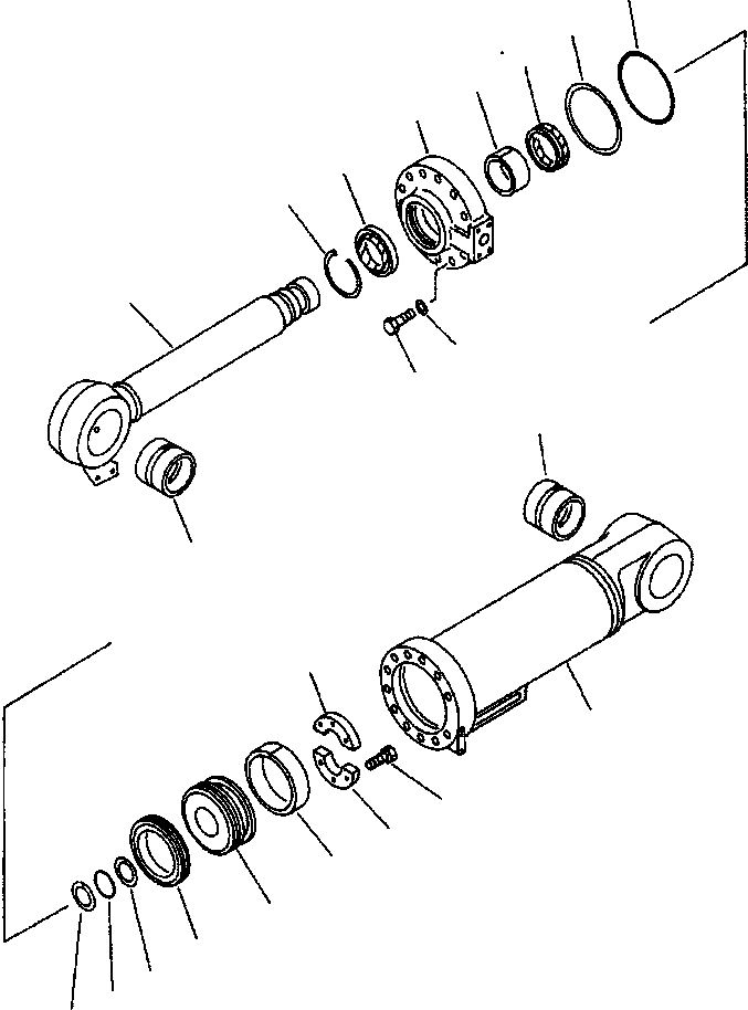 Схема запчастей Komatsu WA420-3L - FIG. H-A ЦИЛИНДР ASSEMBLY - КОВШ LIFT ГИДРАВЛИКА