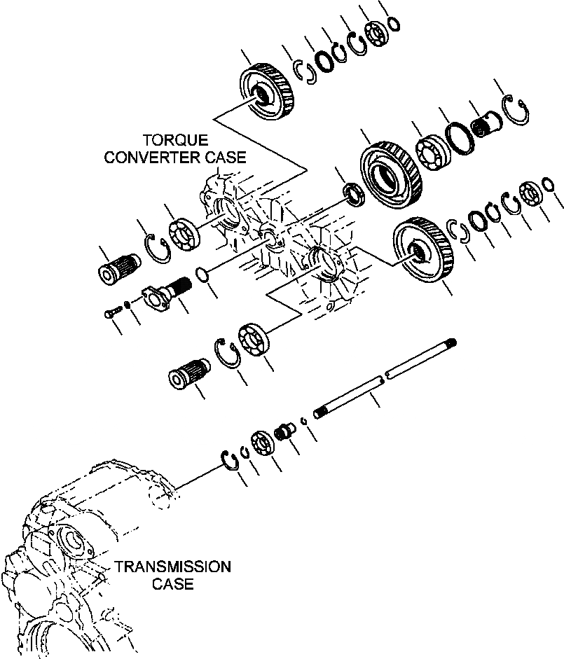 Схема запчастей Komatsu WA420-3MC - FIG. F-7A ТРАНСМИССИЯ - МЕХ-М ОТБОРА МОЩНОСТИ СИЛОВАЯ ПЕРЕДАЧА И КОНЕЧНАЯ ПЕРЕДАЧА