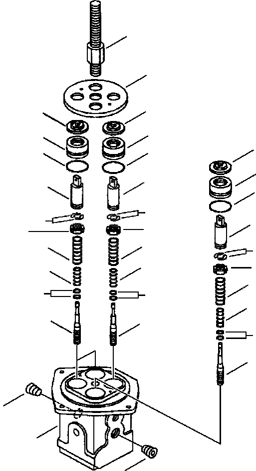 Схема запчастей Komatsu WA420-3MC - FIG. Y7-A PPC КЛАПАН ОСНОВН. КОМПОНЕНТЫ И РЕМКОМПЛЕКТЫ