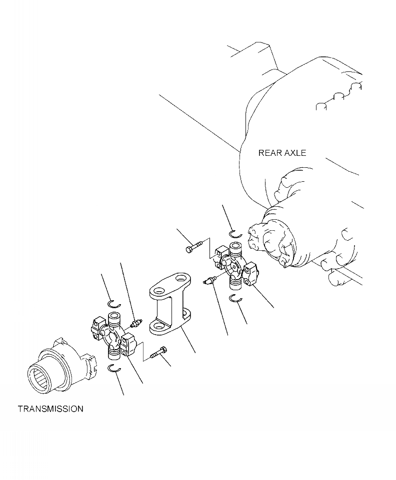 Схема запчастей Komatsu WA430-6 - F-A ПРИВОДВАЛ ЗАДН. СИЛОВАЯ ПЕРЕДАЧА И КОНЕЧНАЯ ПЕРЕДАЧА