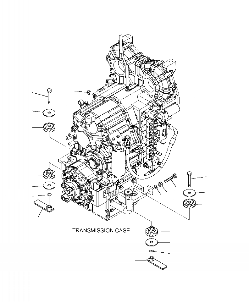 Схема запчастей Komatsu WA430-6 - F-A КРЕПЛЕНИЕ ТРАНСМИССИИ СИЛОВАЯ ПЕРЕДАЧА И КОНЕЧНАЯ ПЕРЕДАЧА