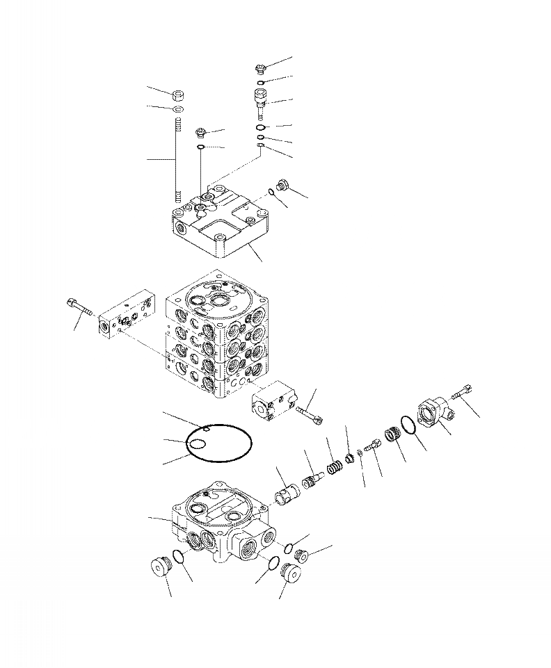 Схема запчастей Komatsu WA430-6 - H-A УПРАВЛЯЮЩ. КЛАПАН 3-Х СЕКЦИОНН. КЛАПАН, ECSS (/9) ГИДРАВЛИКА
