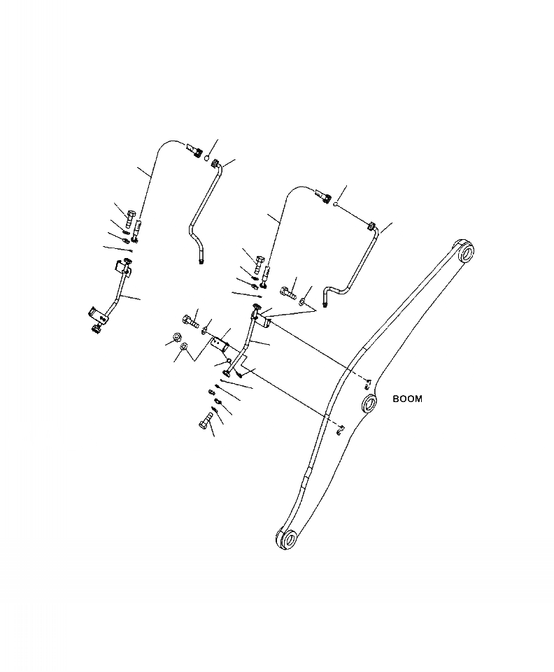 Схема запчастей Komatsu WA430-6 - T-A СТРЕЛА И BELL CRANK ТРУБЫ СТРЕЛЫ (3-Х СЕКЦИОНН. КЛАПАН) РАБОЧЕЕ ОБОРУДОВАНИЕ