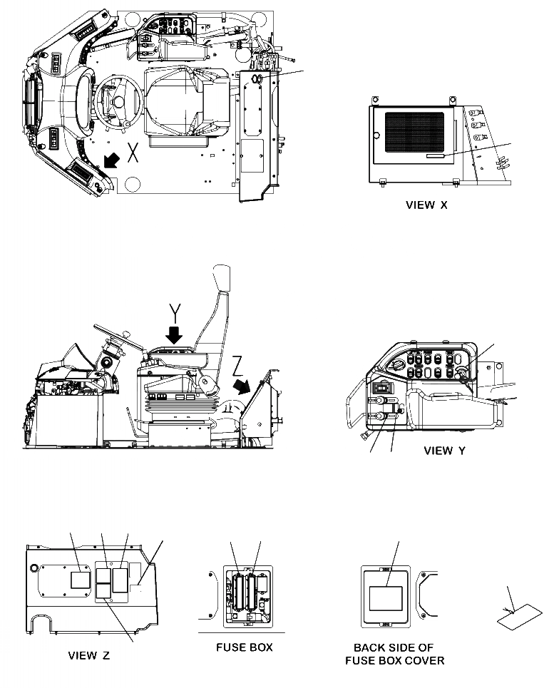 Схема запчастей Komatsu WA430-6 - U-A МАРКИРОВКА (/) МАРКИРОВКА