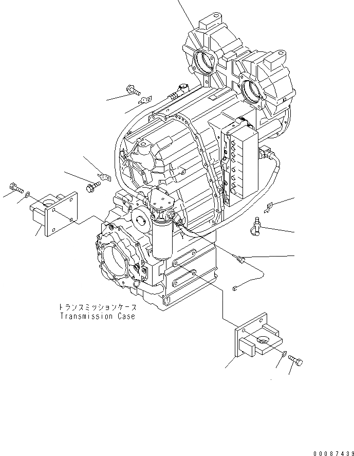 Схема запчастей Komatsu WA450-5L - ТРАНСМИССИЯ СИЛОВАЯ ПЕРЕДАЧА