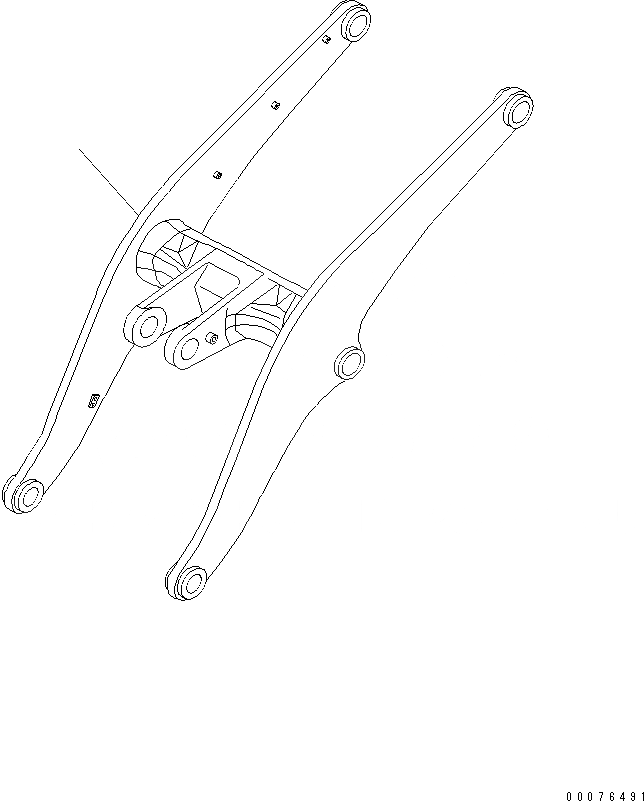 Схема запчастей Komatsu WA450-5L - РУКОЯТЬ И BELL CRANK (JRB COUPLER) РАБОЧЕЕ ОБОРУДОВАНИЕ