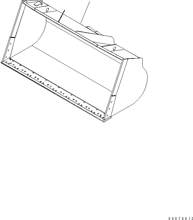 Схема запчастей Komatsu WA450-5L - ОСНОВН. PURPOSE КОВШ (.9 CU. YD. С БОЛТ-ON РЕЖУЩ. КРОМКА) РАБОЧЕЕ ОБОРУДОВАНИЕ