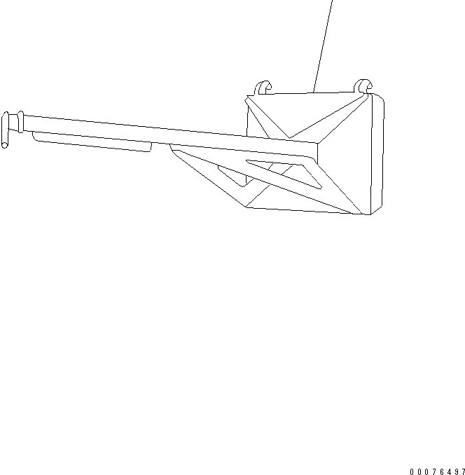 Схема запчастей Komatsu WA450-5L - EXTENDABLE СТРЕЛА (ДЛЯ JRB COUPLER) РАБОЧЕЕ ОБОРУДОВАНИЕ