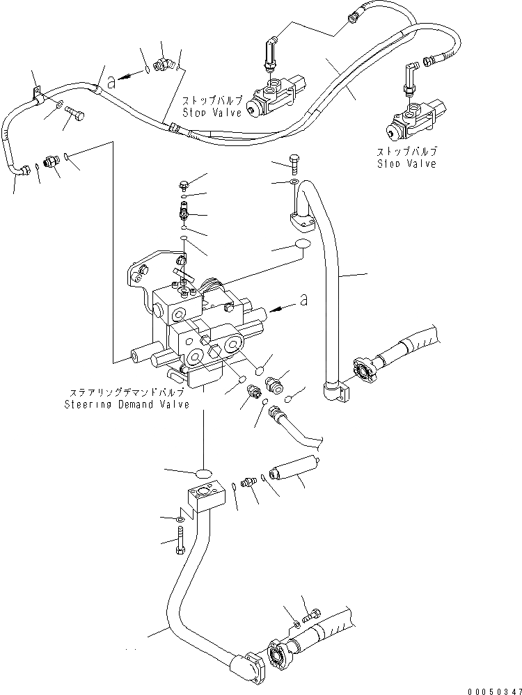 Схема запчастей Komatsu WA450-6-W1 - РУЛЕВ. УПРАВЛЕНИЕ DEAMAND КЛАПАН (ГИДРАВЛИКА РУЛ. УПРАВЛЕНИЯ) ГИДРАВЛИКА