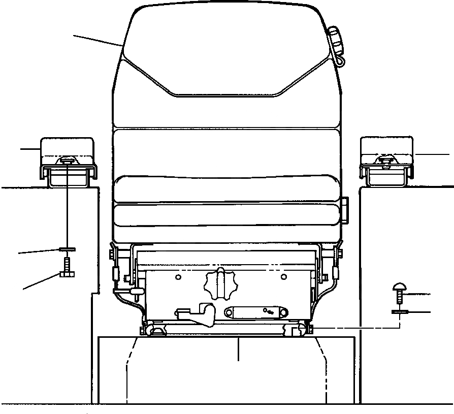 Схема запчастей Komatsu WA450-2 - FIG NO. A СИДЕНЬЕ ОПЕРАТОРА SEARS BRAND - КРЕПЛЕНИЕ РАМА, ЧАСТИ КОРПУСА & SUPERSTRUCTURE