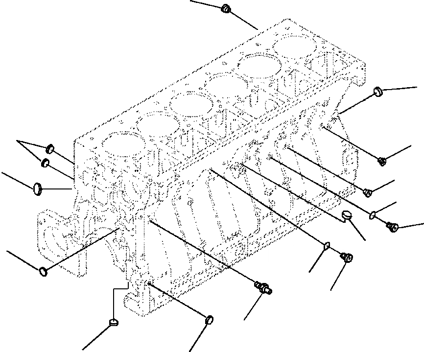 Схема запчастей Komatsu WA450-3L - FIG. A999-AA БЛОК ЦИЛИНДРОВ ТРУБЫ ДВИГАТЕЛЬ